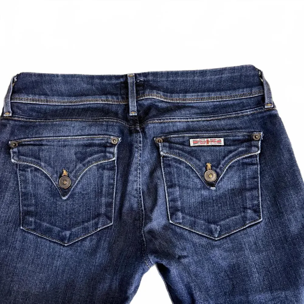 HUDSON Collin Flap Skinny Jean WMS‎ Size 26 Minimalist Core Preppy Modern Luxury